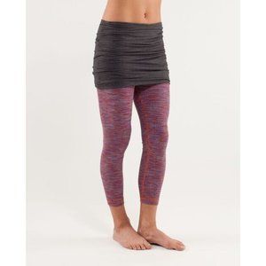 Lululemon Yin To You Crop Wee Are From Space Black March Multi / Black. Size 4